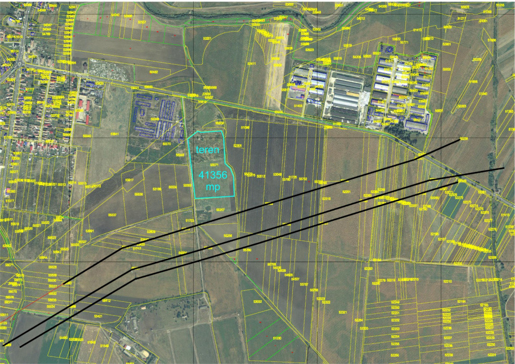 Oportunitate de investitie, teren extravilan 41.356 mp, Ungheni, Mures