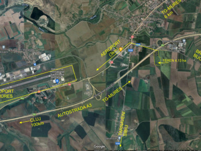 Oportunitate de investitie, teren extravilan 41.356 mp, Ungheni, Mures