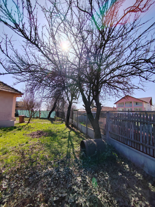 Teren generos cu deschidere 17 ml la stradă + casa– Vadul Părului, Albești, PH