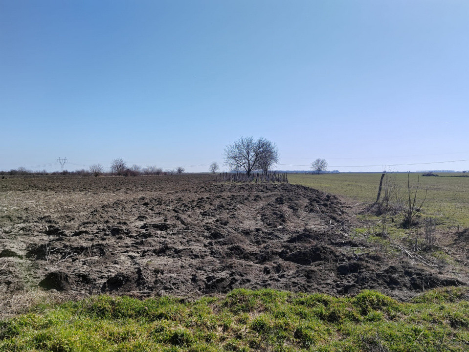 Teren generos cu deschidere 17 ml la stradă + casa– Vadul Părului, Albești, PH